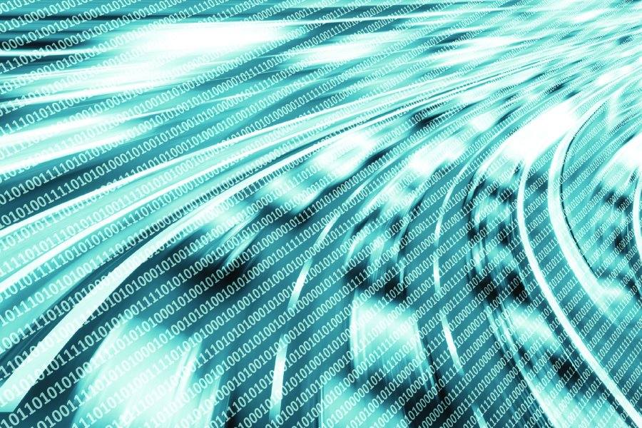 Green blurry highway graphic.